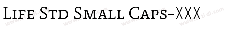 Life Std Small Caps字体转换
